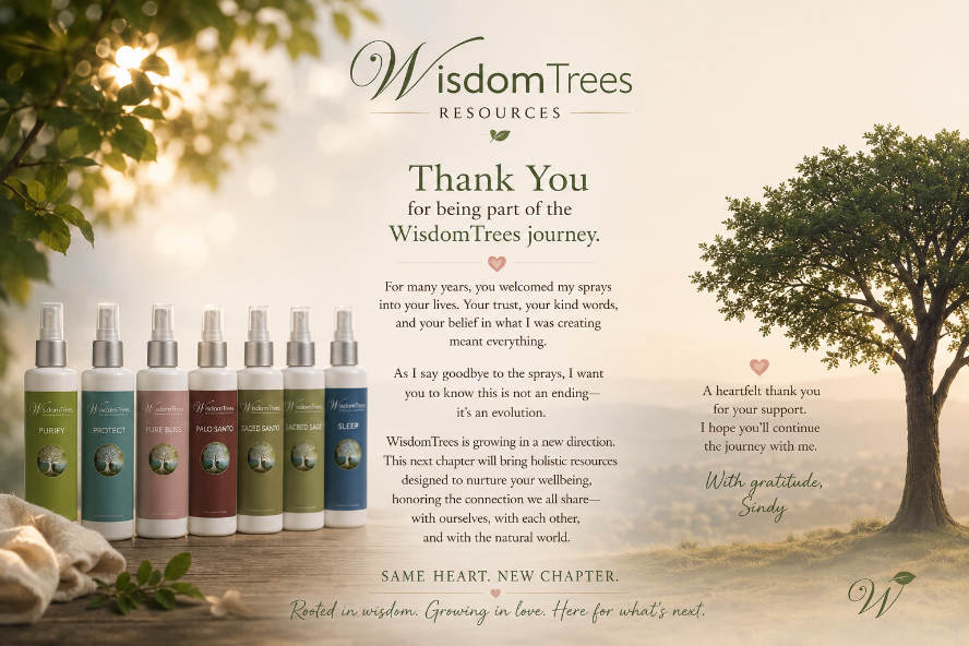WisdomTreesThankYou SindyTaylor WisdomTrees Intentional Living Products